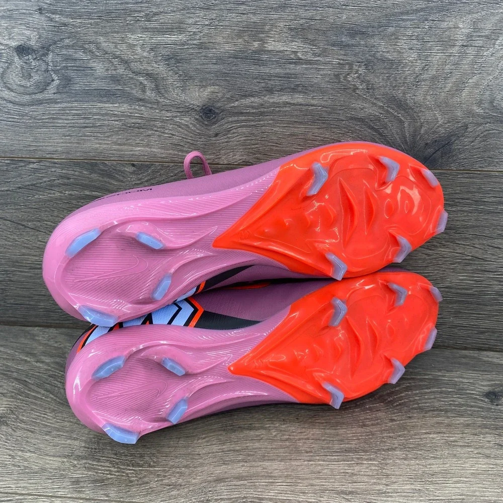 Nike Air Zoom Mercurial Vapor 16 PRO Soccer Cleats Mens 9 Pink Orange FQ8685-600